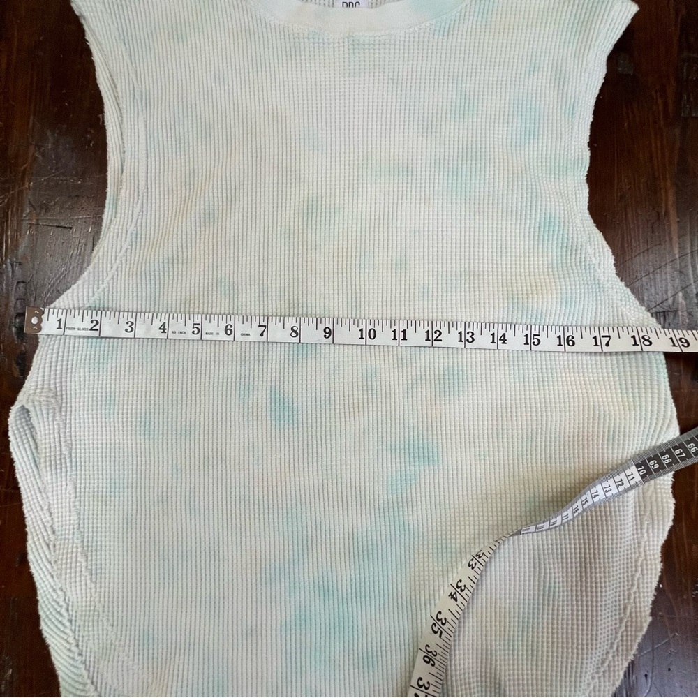 BDG Blue Marni Muscle Tank Top Urban Outfitters Sleeveless Light Blue Medium M - Picture 6 of 11